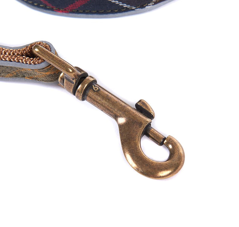 Reflective Tartan Dog Lead - Barbour