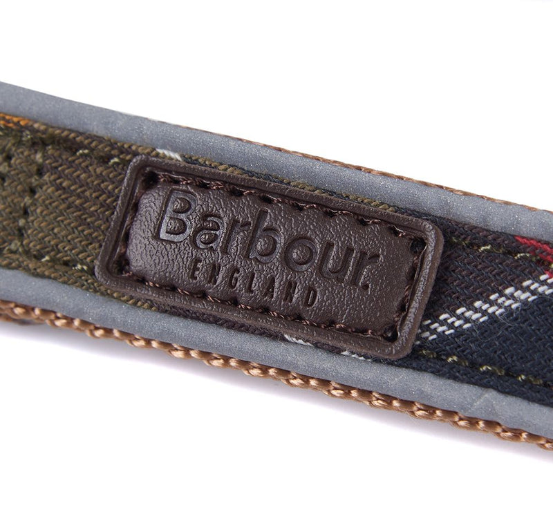 Reflective Tartan Dog Lead - Barbour