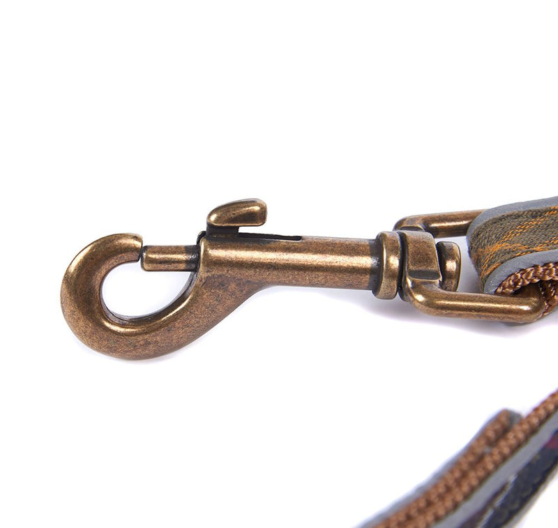 Reflective Tartan Dog Lead - Barbour