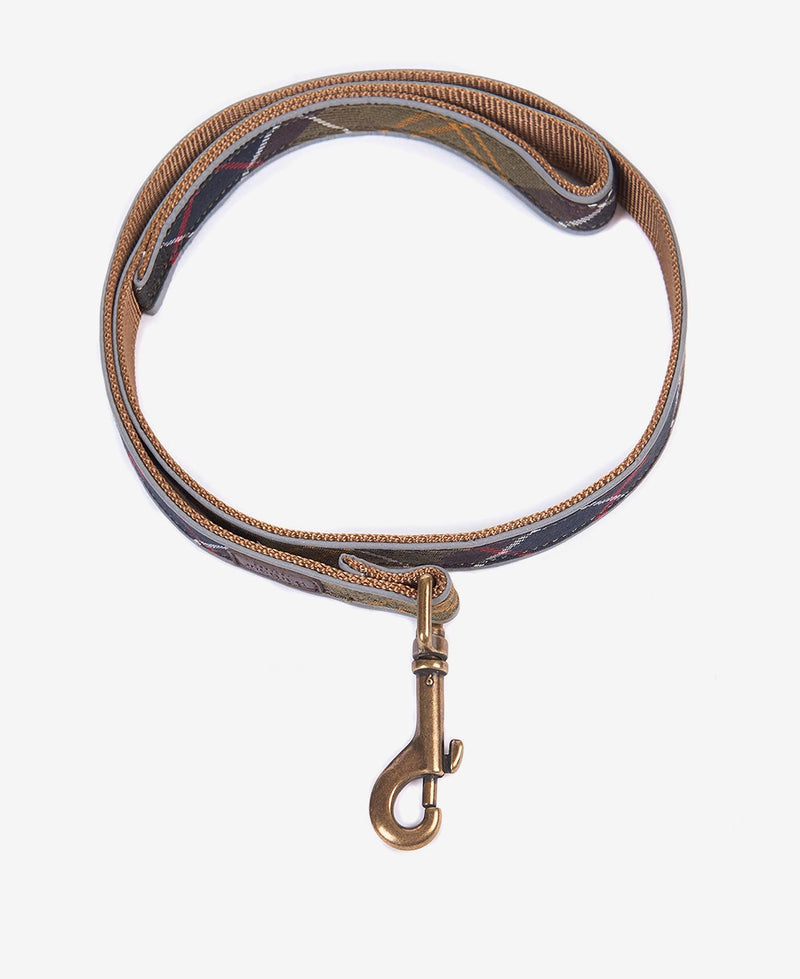 Reflective Tartan Dog Lead - Barbour