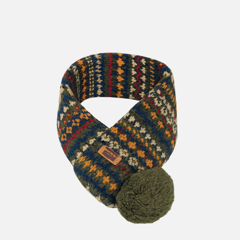 Barbour Marlow Fair Isle Dog Scarf