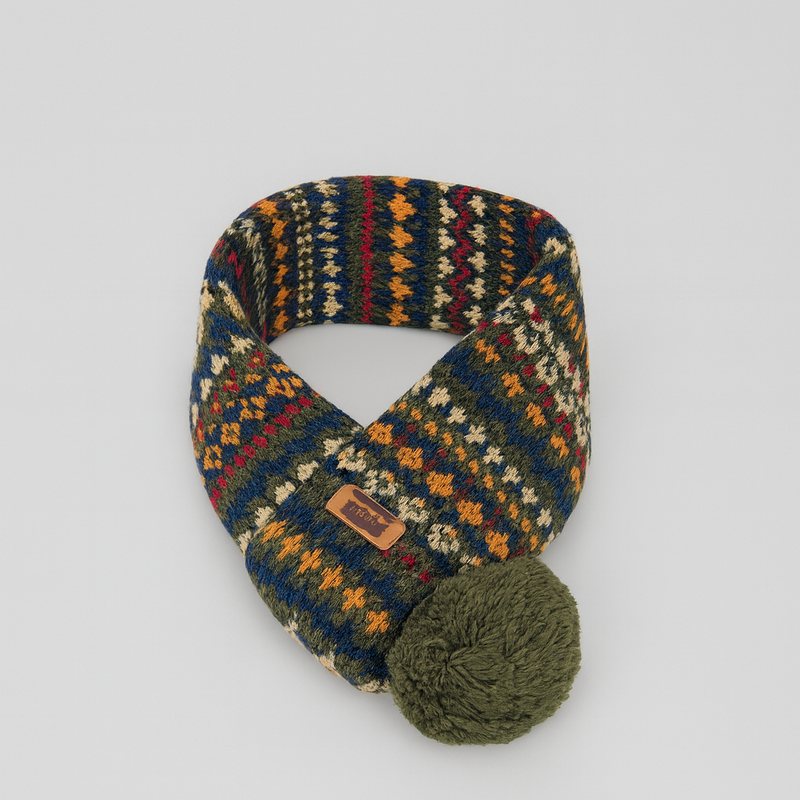 Barbour Marlow Fair Isle Dog Scarf