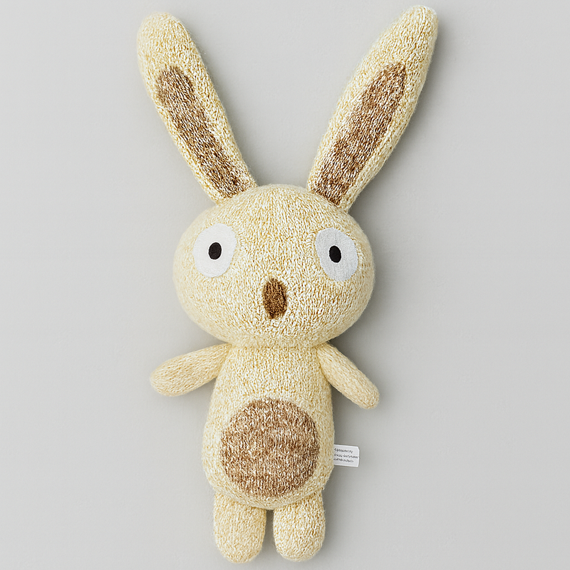 Knitted Bunny Dog Toy – Soft, Durable & Cuddly Plush Toy for Dogs