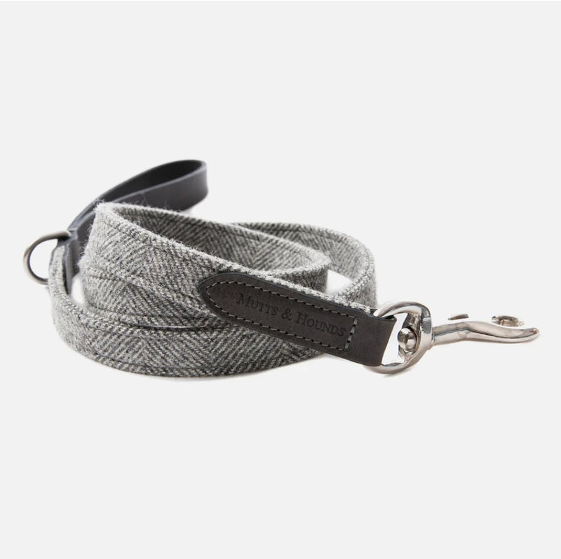 Stoneham Tweed & Leather Dog Lead

- Mutts & Hounds