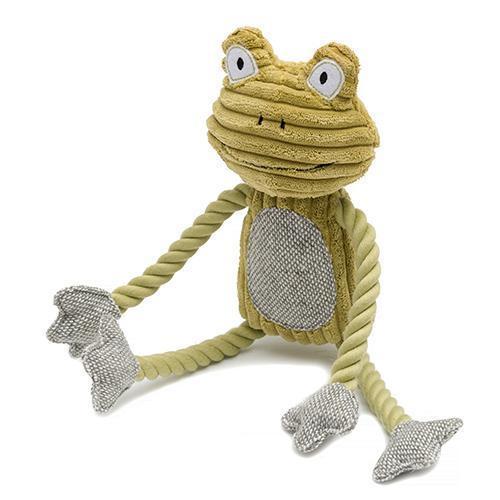 Fredrik Frog Plush Dog Toy - Mutts & Hounds