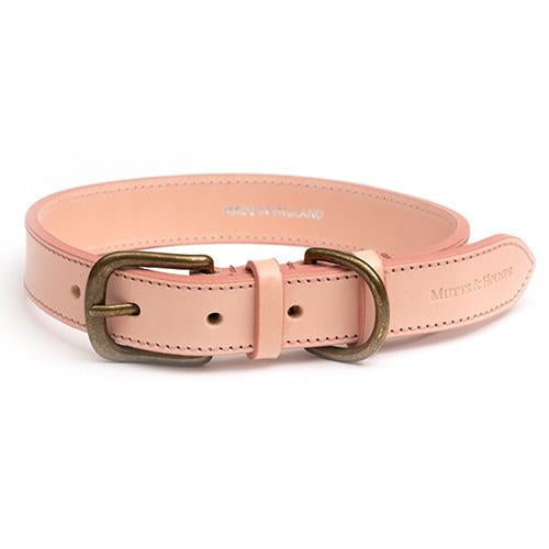 Rose Leather Dog Collar - Mutts & Hounds