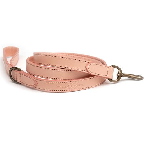 Rose Leather Dog Lead - Mutts & Hounds