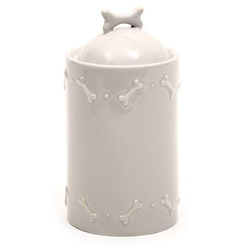 French Grey Ceramic Biscuit Jar - Mutts & Hounds