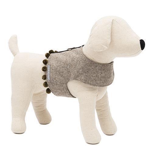 Grey Tweed Harness - Mutts & Hounds
